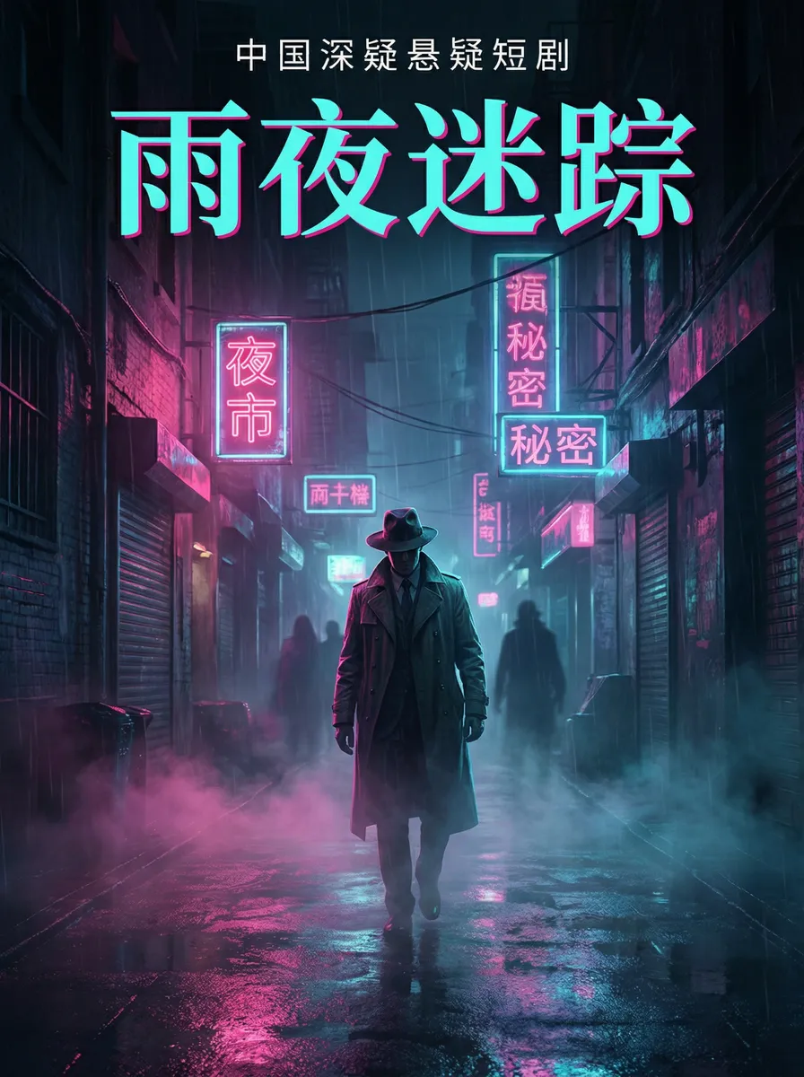 芒果视频社区 悬疑追踪短剧 - 雨夜迷踪海报